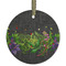 Herbs & Spices Frosted Glass Ornament - Round