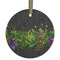 Herbs & Spices Flat Glass Ornament - Round