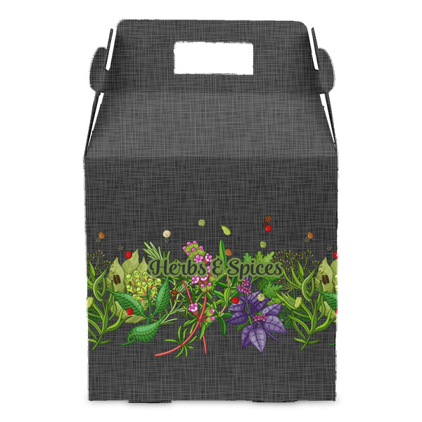 Herbs & Spices Gable Favor Box - Front