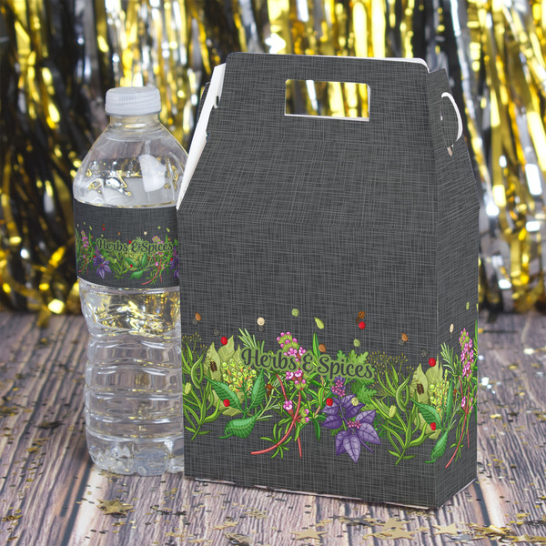 Herbs & Spices Gable Favor Box - In Context