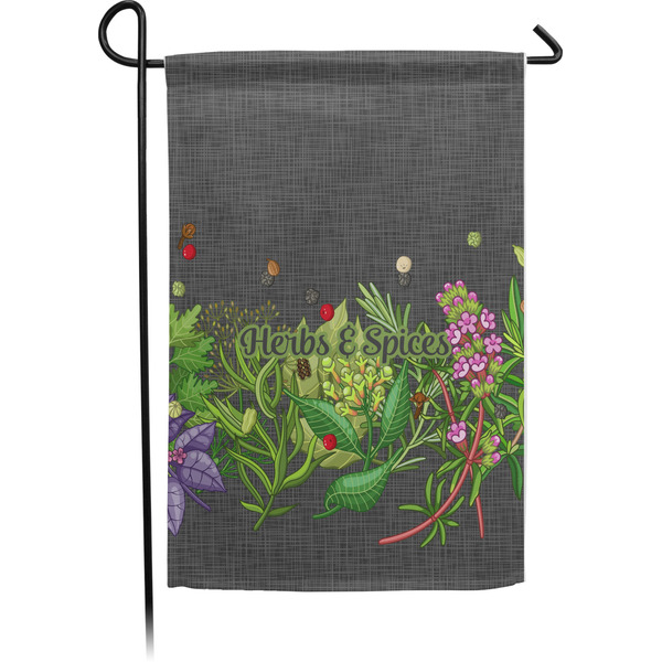 Custom Herbs & Spices Small Garden Flag - Single Sided