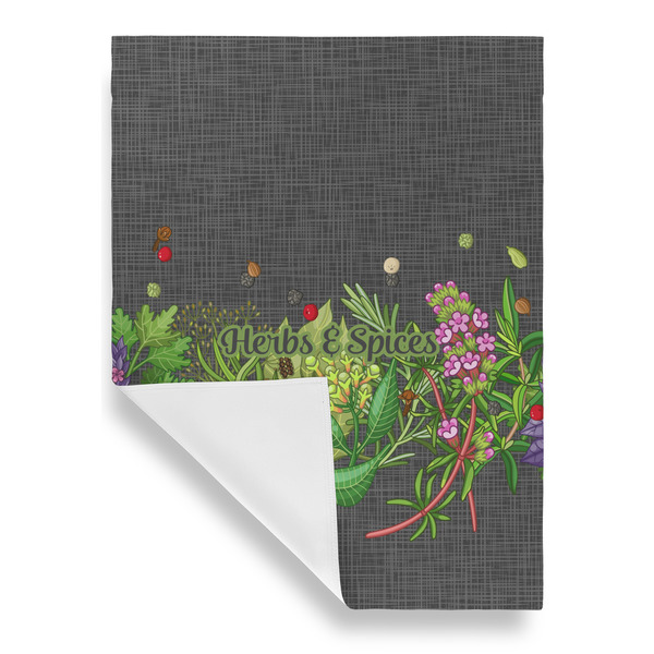 Herbs & Spices Garden Flags - Large - Single Sided - FRONT FOLDED