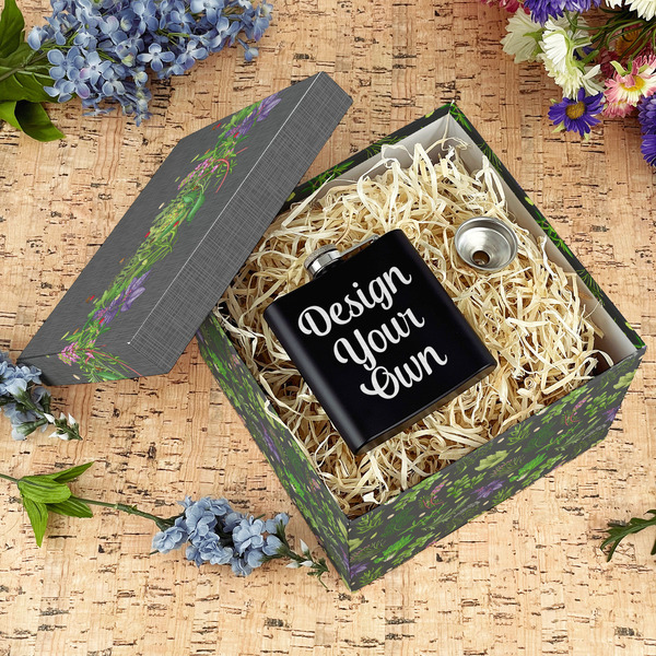 Herbs & Spices Gift Boxes with Lid - Canvas Wrapped - Large - In Context