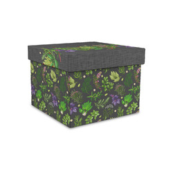 Herbs & Spices Gift Box with Lid - Canvas Wrapped - Small
