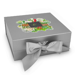Herbs & Spices Gift Box with Magnetic Lid - Silver