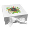 Herbs & Spices Gift Boxes with Magnetic Lid - White - Front