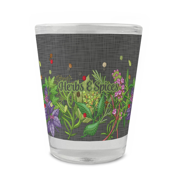 Herbs & Spices Glass Shot Glass - Standard - FRONT