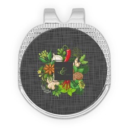 Herbs & Spices Golf Ball Marker - Hat Clip - Silver