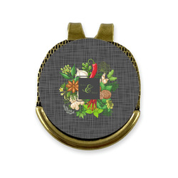 Herbs & Spices Golf Ball Marker - Hat Clip - Gold