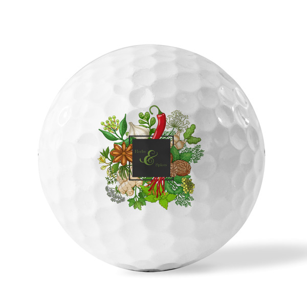 Herbs & Spices Golf Balls - Generic - Set of 12 - FRONT