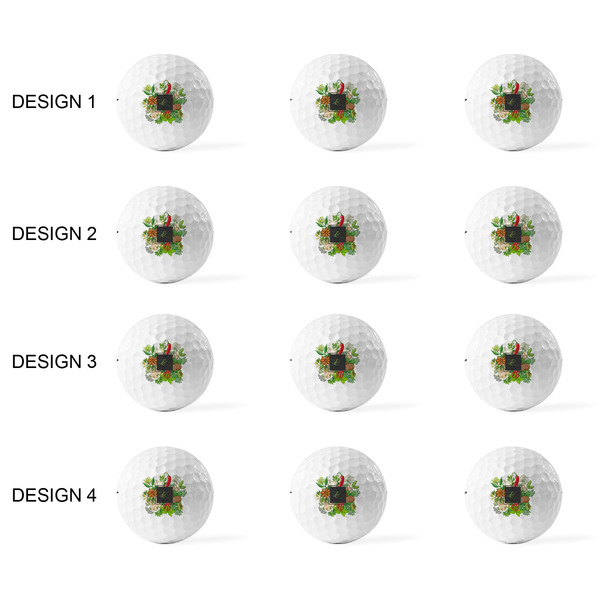 Herbs & Spices Golf Balls - Titleist - Set of 12 - APPROVAL