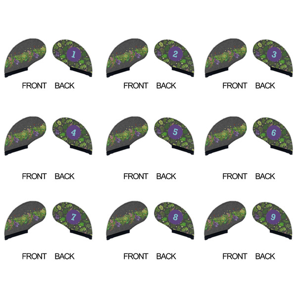 Herbs & Spices Golf Club Covers - APPROVAL (set of 9)