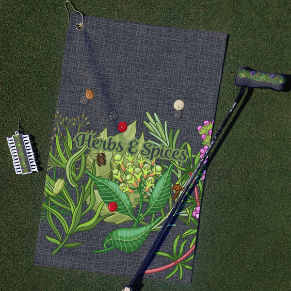 Custom Herbs & Spices Golf Towel Gift Set (Personalized)
