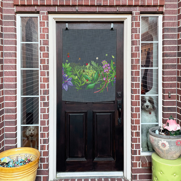 Herbs & Spices House Flags - Double Sided - (Over the door) LIFESTYLE