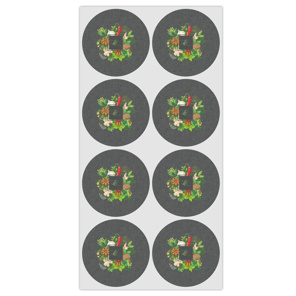 Herbs & Spices Icing Circle - Medium - Set of 8