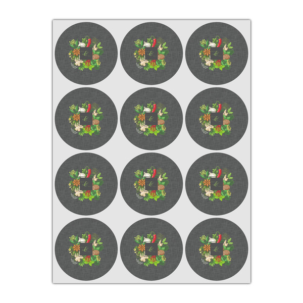 Herbs & Spices Icing Circle - Small - Set of 12