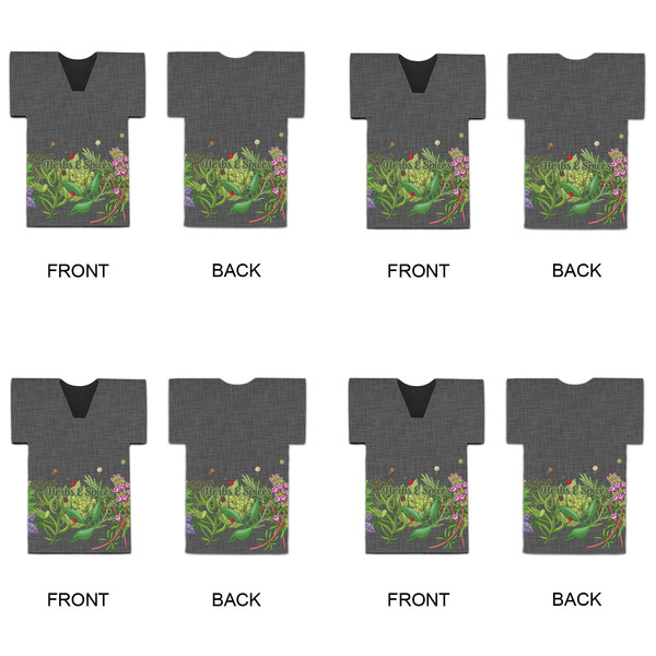 Herbs & Spices Jersey Bottle Cooler - Set of 4 - APPROVAL