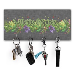 Herbs & Spices Key Hanger w/ 4 Hooks w/ Name or Text