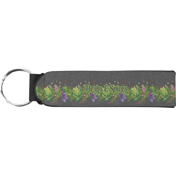 Custom Herbs & Spices Neoprene Keychain Fob (Personalized)