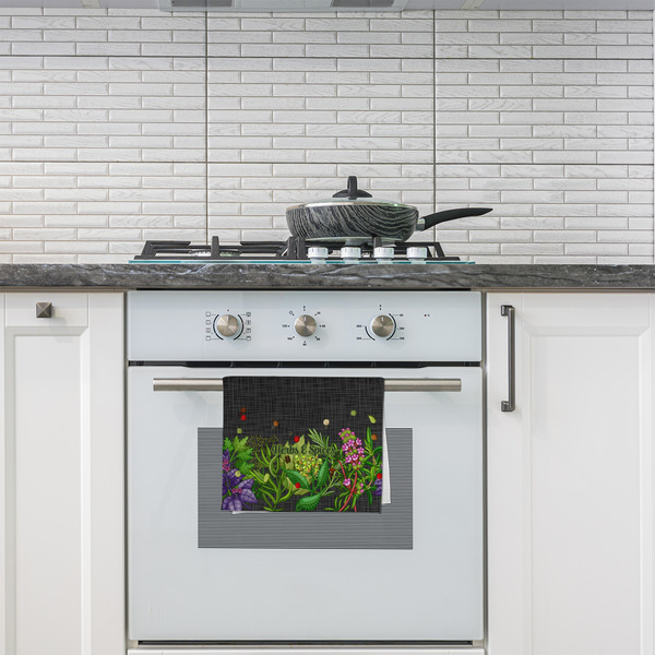 Herbs & Spices Kitchen Towel - Poly Cotton - Lifestyle