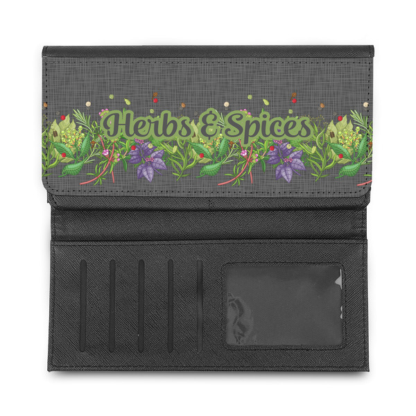 Herbs & Spices Ladies Wallet - Half Way Open