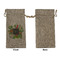 Herbs & Spices Large Burlap Gift Bags - Front Approval