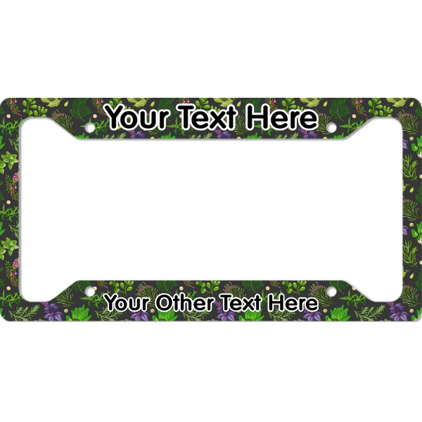Custom Herbs & Spices License Plate Frame - Style A