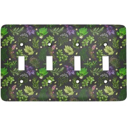Herbs & Spices Light Switch Cover (4 Toggle Plate)