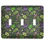 Herbs & Spices Light Switch Cover (3 Toggle Plate)