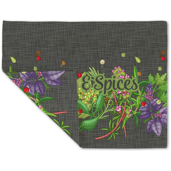 Herbs & Spices Linen Placemat - Folded Corner (double side)