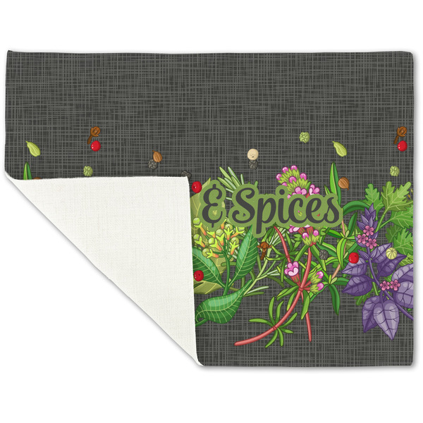 Herbs & Spices Linen Placemat - Folded Corner (single side)