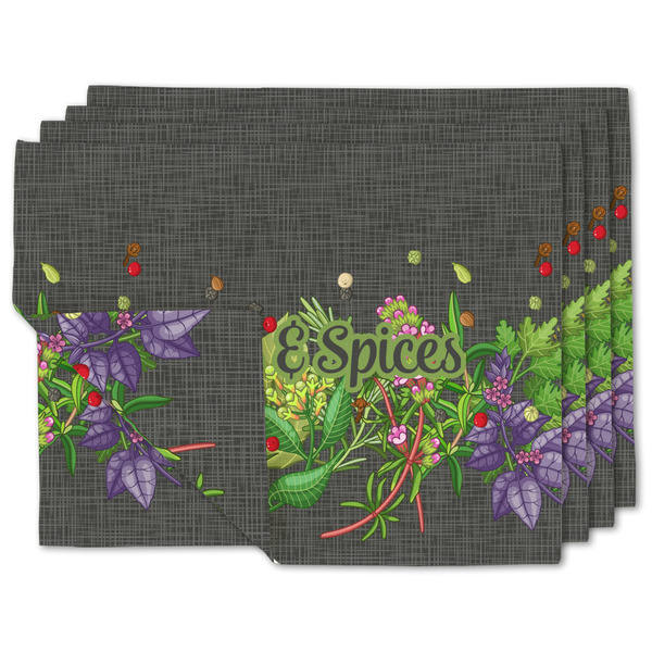 Custom Herbs & Spices Linen Placemat