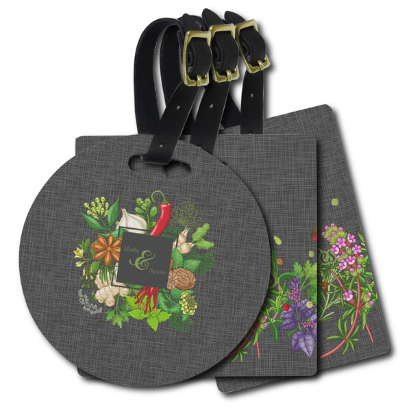 Custom Herbs & Spices Plastic Luggage Tag