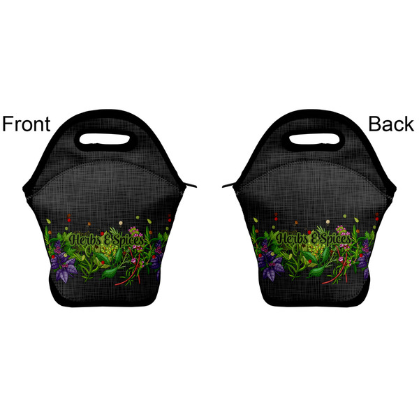 Herbs & Spices Lunch Bag - Front and Back