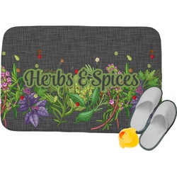 Herbs & Spices Memory Foam Bath Mat (Personalized)
