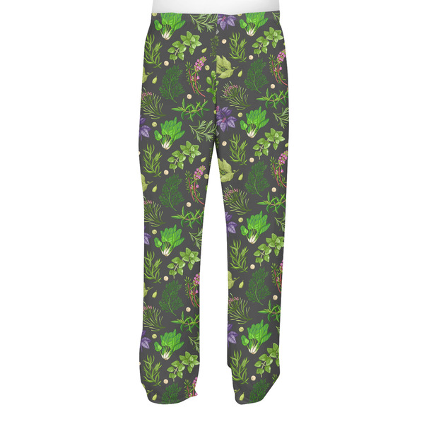 Herbs & Spices Men's Pjs Back - on model