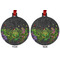 Herbs & Spices Metal Ball Ornament - Front and Back