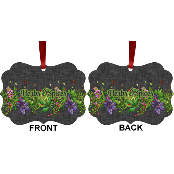 Herbs & Spices Metal Benilux Ornament - Front and Back (APPROVAL)