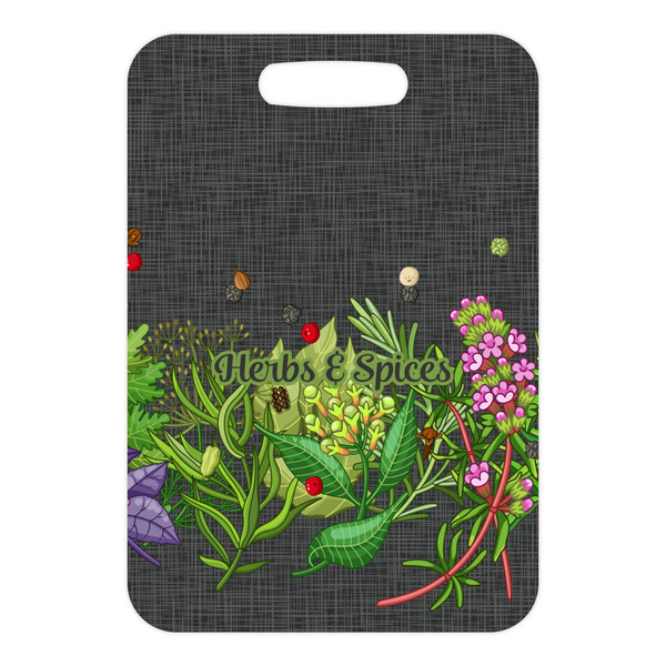 Herbs & Spices Metal Luggage Tag - Front Without Strap