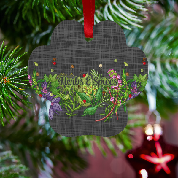 Herbs & Spices Metal Paw Ornament - Lifestyle