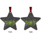 Herbs & Spices Metal Star Ornament - Front and Back