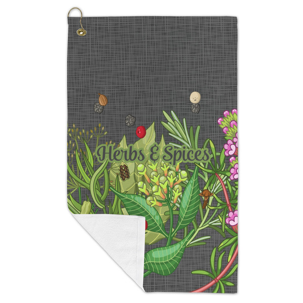 Herbs & Spices Microfiber Golf Towels - FOLD