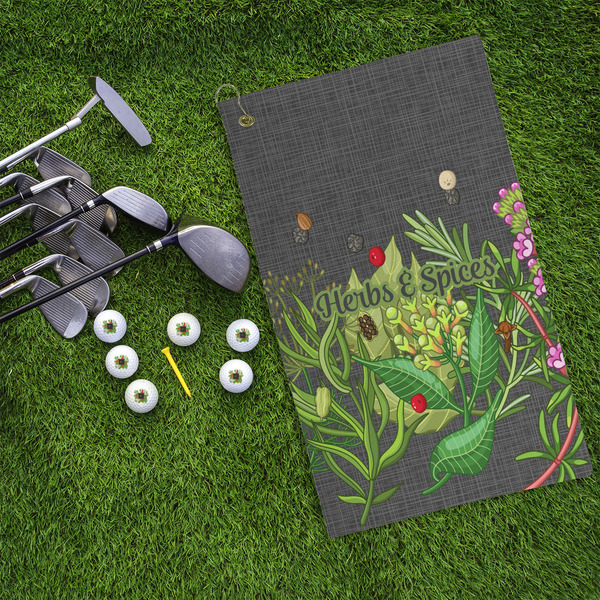 Herbs & Spices Microfiber Golf Towels - LIFESTYLE