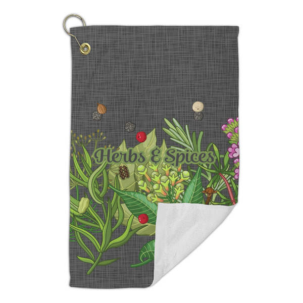 Herbs & Spices Microfiber Golf Towels Small - FRONT FOLDED