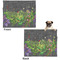 Herbs & Spices Microfleece Dog Blanket - Large- Front & Back