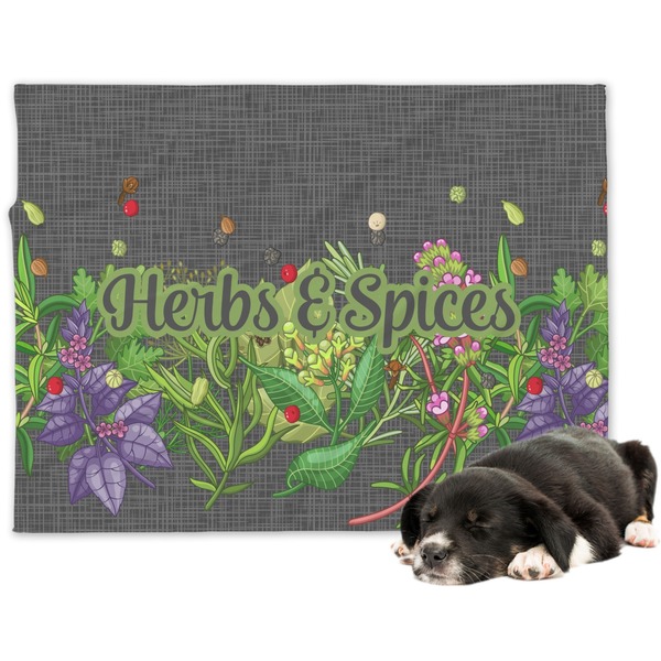 Custom Herbs & Spices Dog Blanket (Personalized)