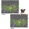 Herbs & Spices Microfleece Dog Blanket - Regular - Front & Back