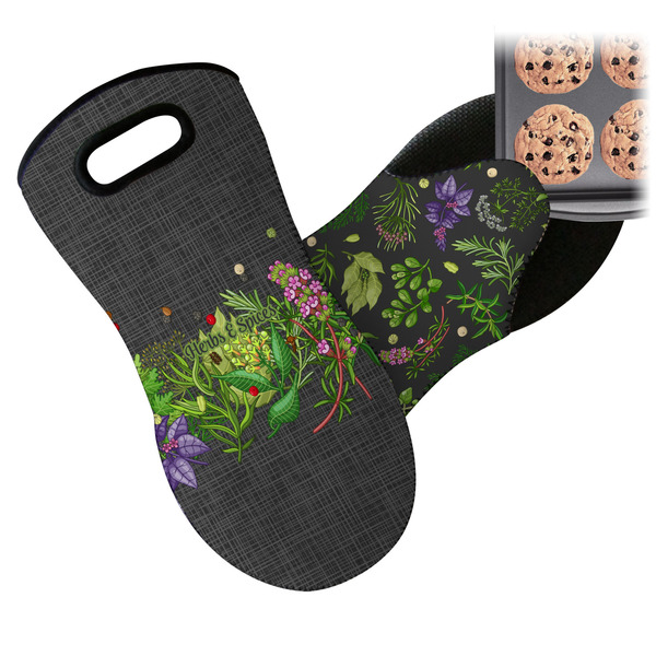 Herbs & Spices Neoprene Oven Mitt