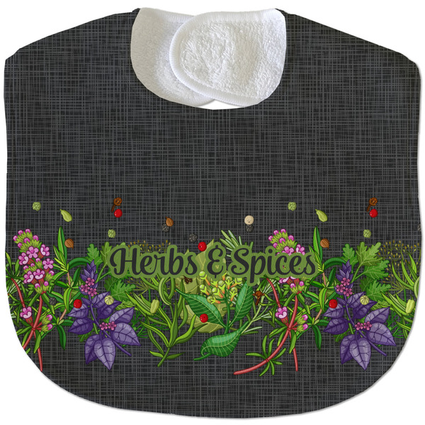 Herbs & Spices New Baby Bib - Closed and Folded