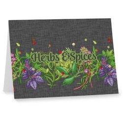 Herbs & Spices Note cards (Personalized)